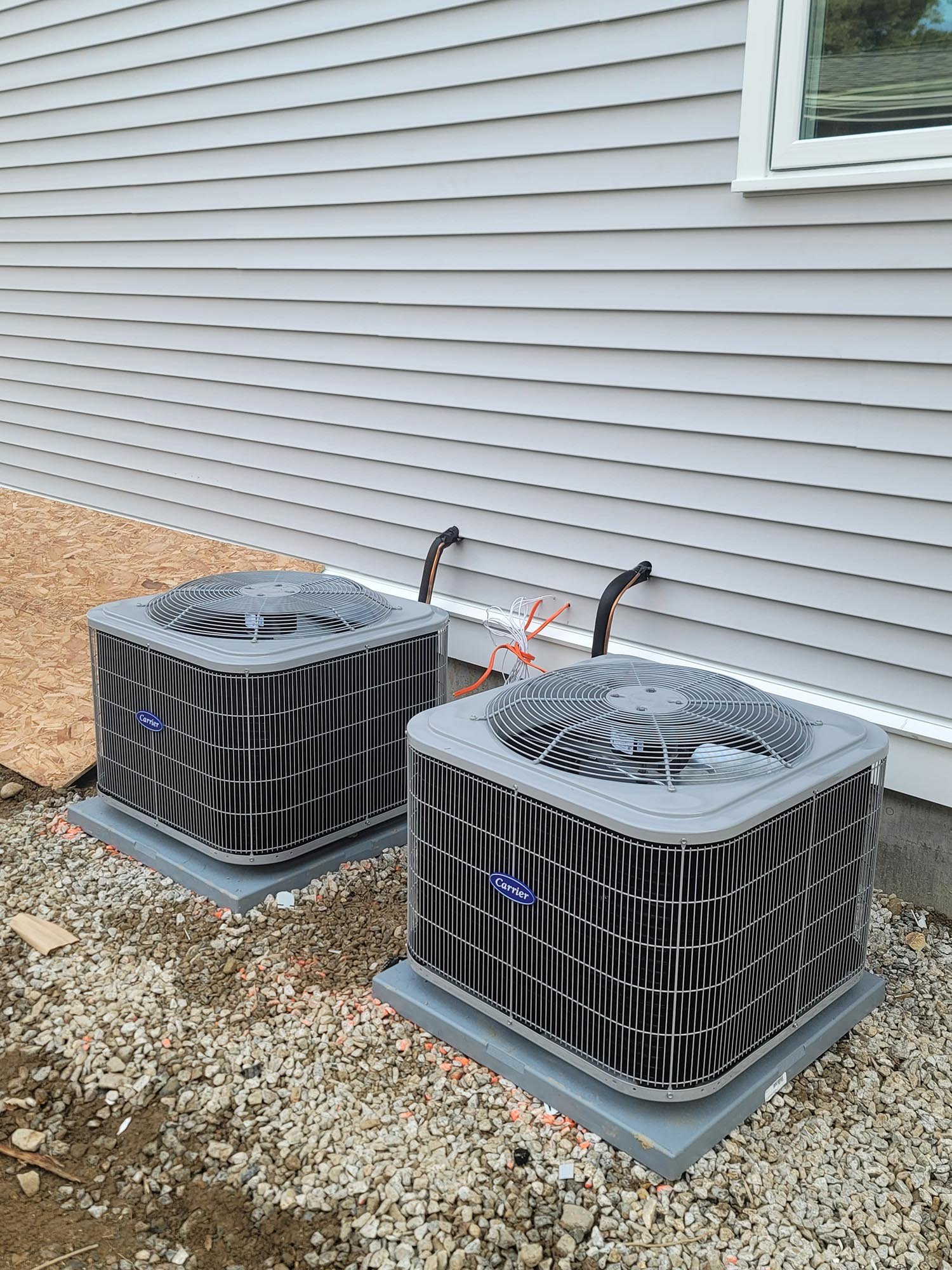 AIRMAX outdoor heating and cooling equipment installation